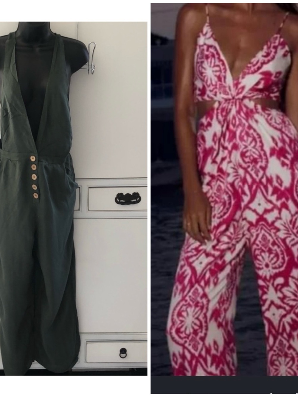 2 fun jumpsuits! Size S. 1 price.